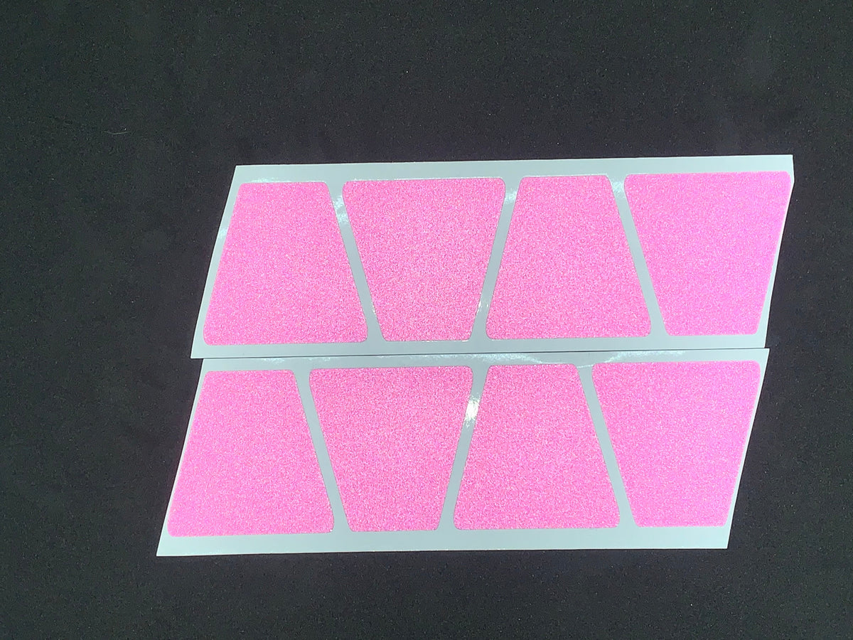 MATTE PINK REFLECTIVE HELMET (TET) TETRAHEDRON 8 PACK