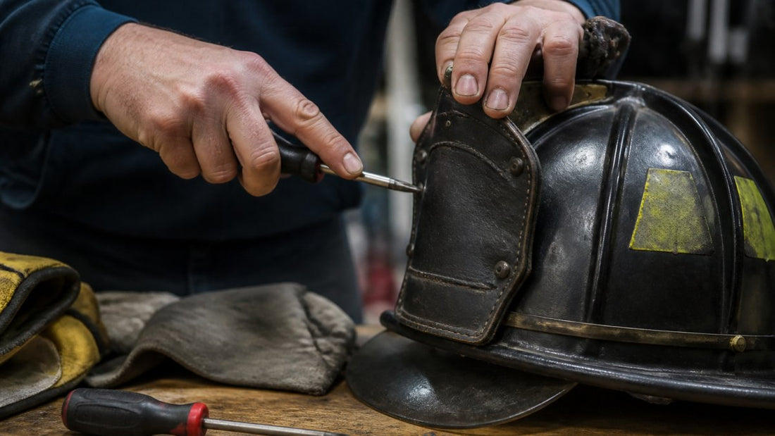 How to Safely Remove Fire Helmet Front Pieces