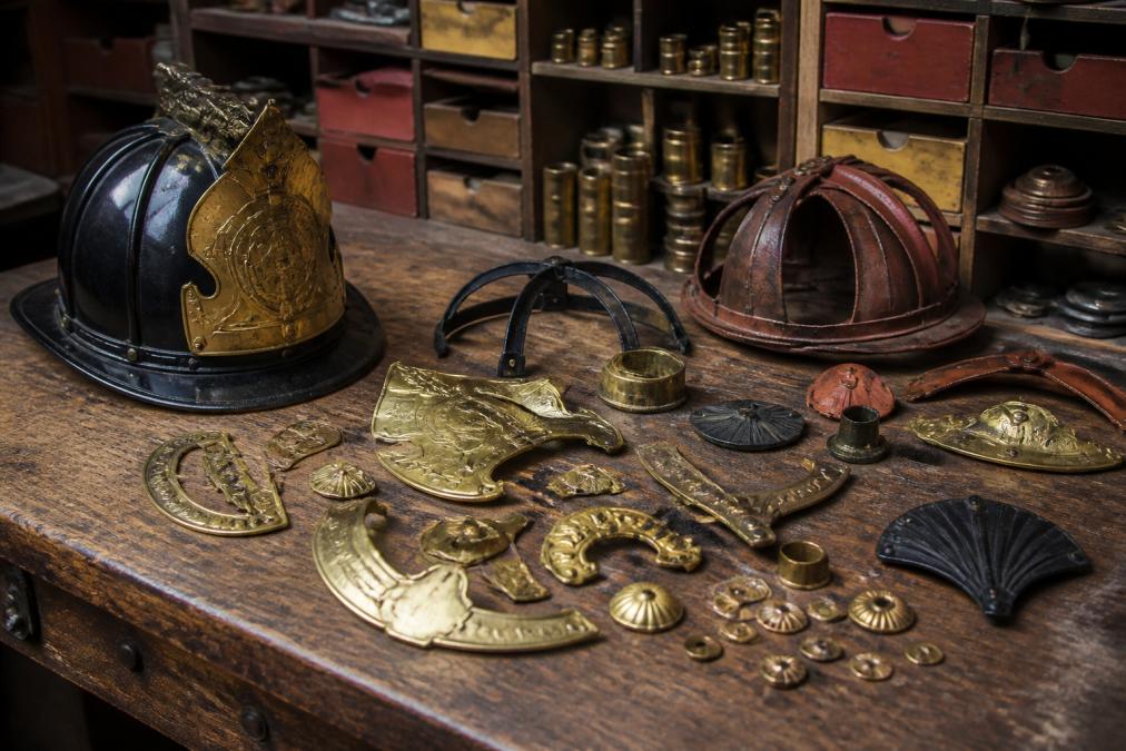 Where to Buy Antique Fire Helmet Parts