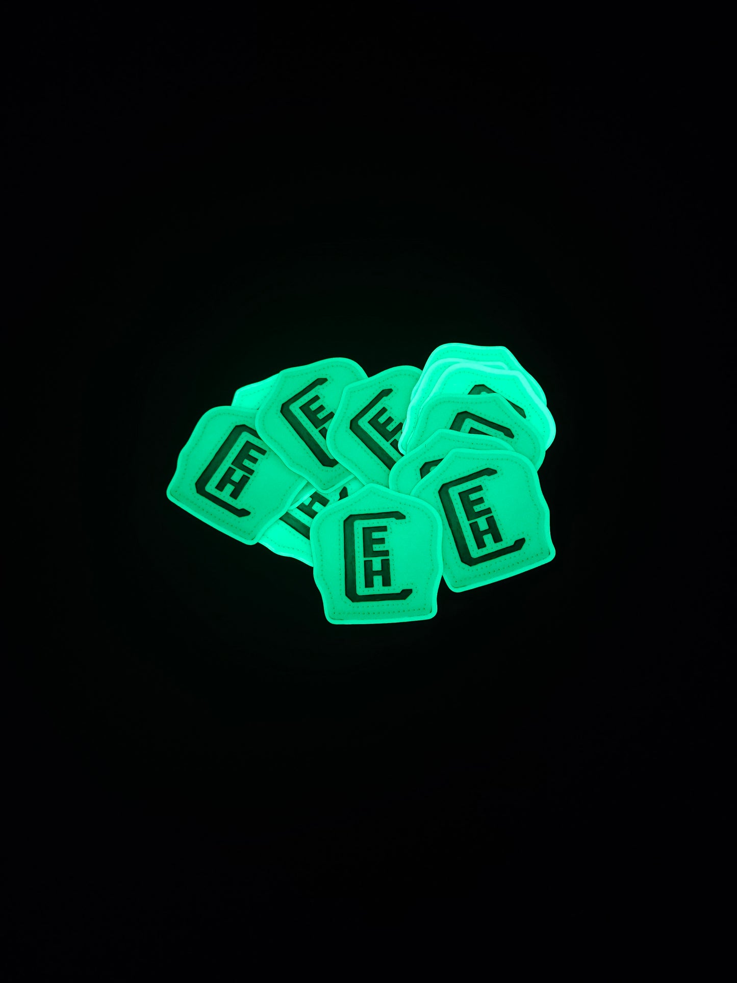 Glowing front sticker