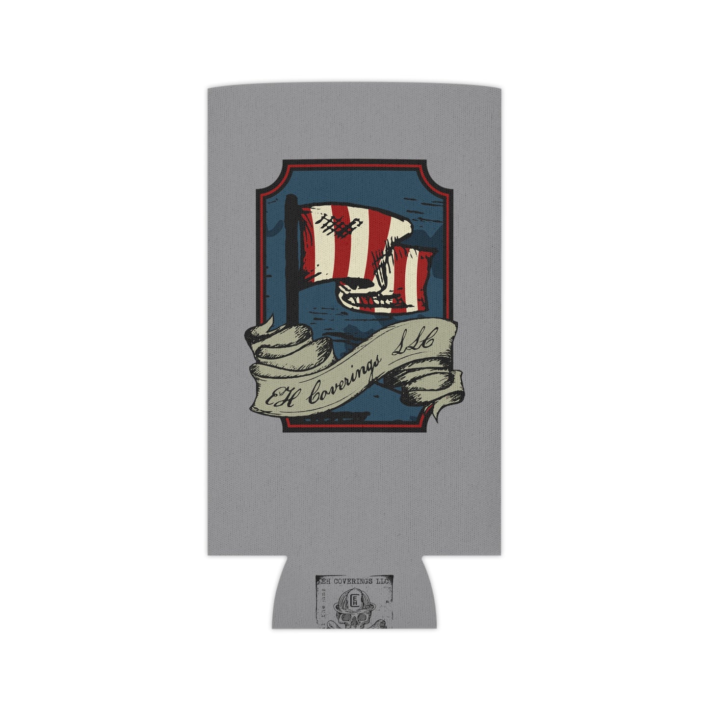 Gray Liberty Koozie