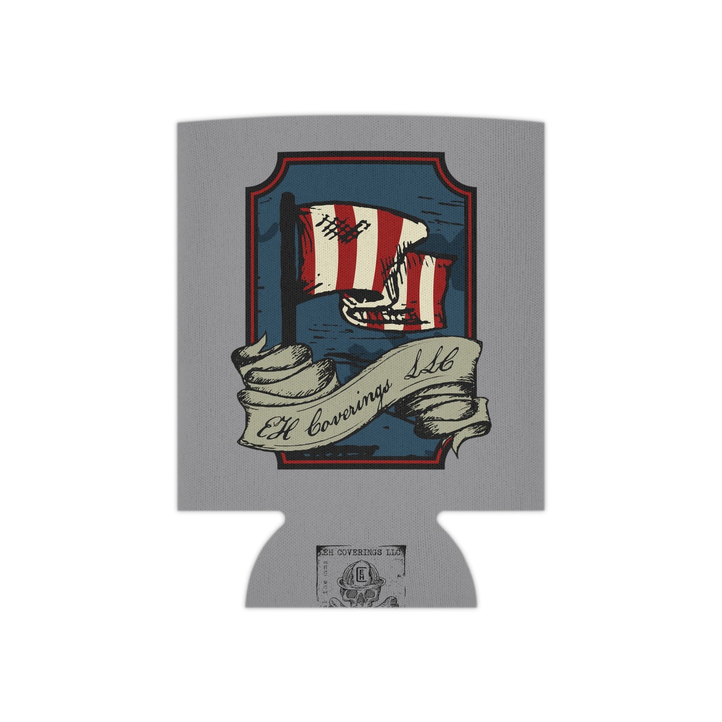 Gray Liberty Koozie